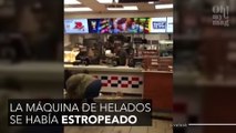 La agresiva reacción de una clienta de McDonald's al no haber McFlurry