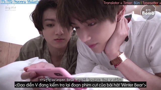 [VIETSUB][BANGTAN BOMB] Hậu trường chụp ảnh bìa cho bài hát 'Winter Bear' - BTS (방탄소년단)