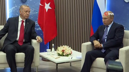-  Cumhurbaşkanı Erdoğan, Putin’le Bir Araya Geldi