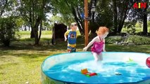 Cutest Baby Playing With Water - Funny Baby Outdoor Video