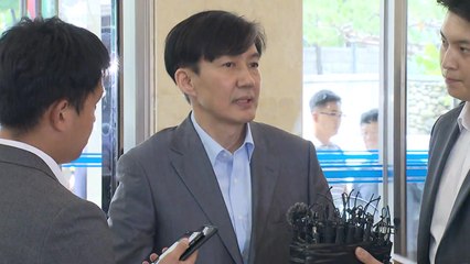 조국 "의혹만으로 검찰 개혁 차질 안 돼"...완주 의사 재확인 / YTN