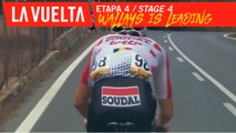 Wallays est seul devant / Wallays is leading - Étape 4 / Stage 4 | La Vuelta 19