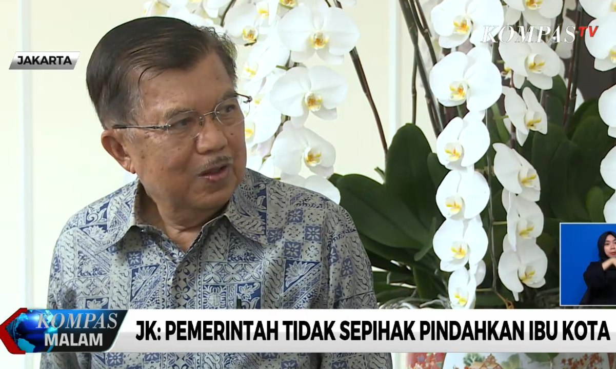 Jusuf Kalla: Pemerintah Tidak Sepihak Pindahkan Ibu Kota