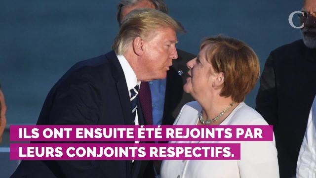 PHOTOS. Brigitte Macron, Melania Trump... ces bisous lors de la photo officielle du G7 qui font jaser