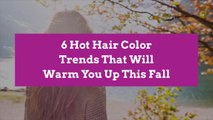 6 Hot Hair Color Trends That Will Warm You Up This Fall
