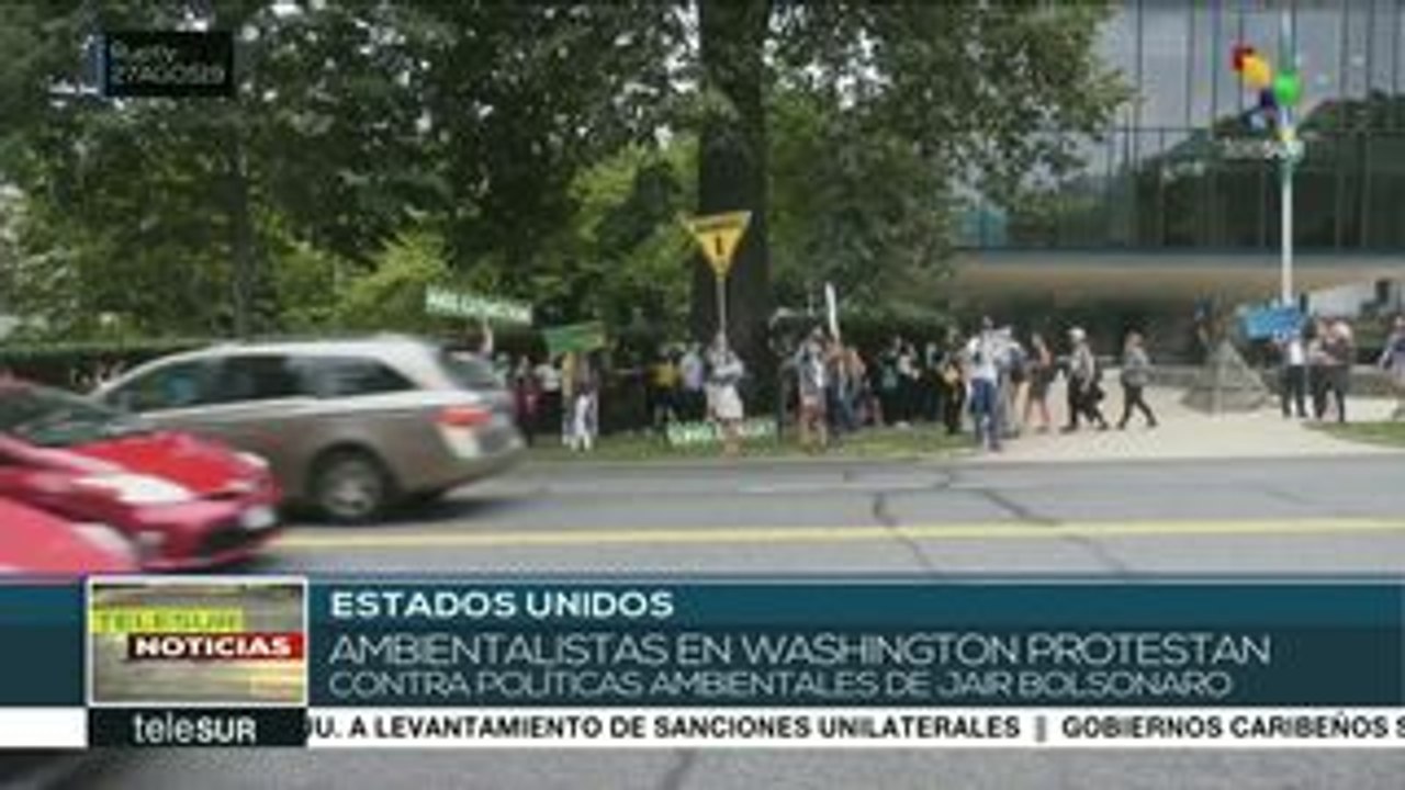 EE.UU.: activistas rechazan políticas ambientales de Jair Bolsonaro