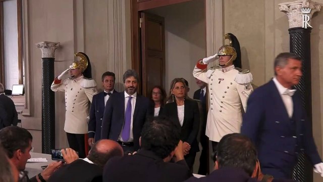Roma - Consultazioni - Presidente della Camera dei deputati, On. Dott. Roberto Fico (27.08.19)