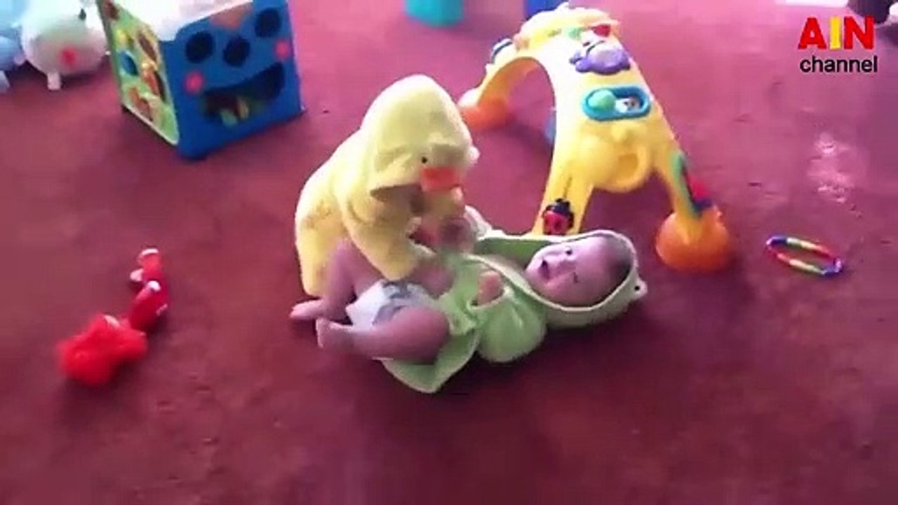 Cutest Twins Baby Fighting Over - Funny Twins Baby Video