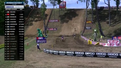 2019 Ironman National - 450 Moto 1 Top three battle