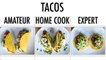4 Levels of Tacos: Amateur to Food Scientist
