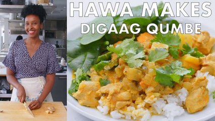 Hawa Makes Digaag Qumbe (Somali Stew)