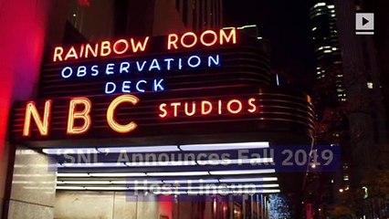 ‘SNL’ Announces Fall 2019 Host Lineup