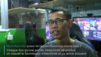Avec les coupures de courant, les champions esports birmans se rabattent sur les smartphones