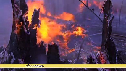 Firefighters struggle to contain Amazon fire