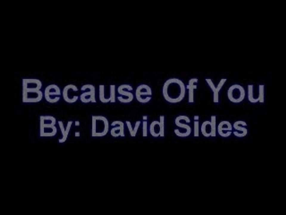 Ne-Yo - Because Of You By David Sides