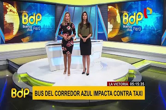 La Victoria: Corredor Verde impactó contra taxi por ir a excesiva velocidad