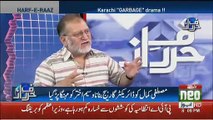 Orya Maqbool Jaan Response On Karachi Garbage Drama..
