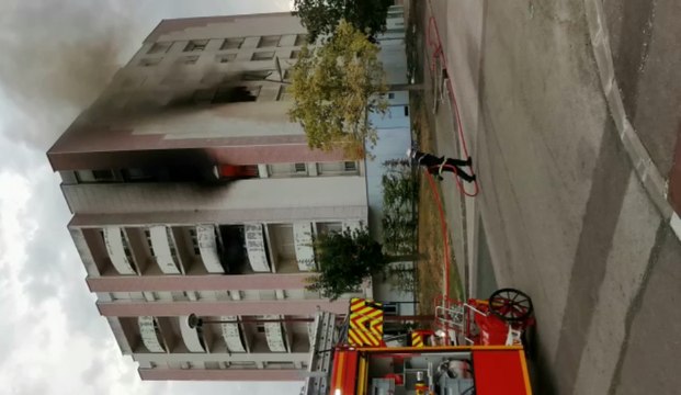 Incendie en cours à La Chapelle-Saint-Luc