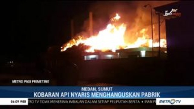 Ribuan Ton Kayu Bahan Bakar di Deli Serdang Ludes Terbakar