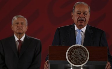 Carlos Slim respalda a AMLO y celebra acuerdo con CFE