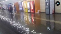 La ‘gota fría’ inunda varias estaciones del metro de Barcelona