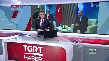 Cumhurbaşkanı Erdoğan, Rusya Devlet Başkanı Putin ile Görüştü