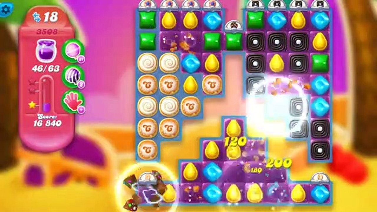 CANDY CRUSH SODA Saga Level 3508 Tips