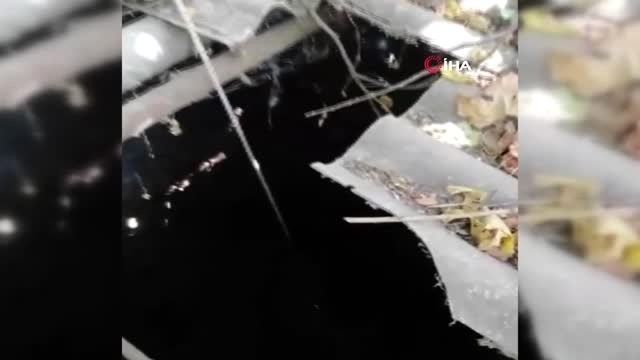 - İtfaiyeden Kaz kurtarma operasyonu- Muğla'nın Marmaris ilçesinde 10 metrelik su kuyusuna düşen...