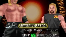 WWF No Mercy Invasion Mod Matches Test vs Spike Dudley