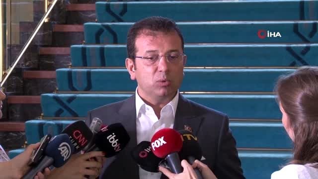 İBB Başkanı İmamoğlu gazetecilerin sorularını yanıtladı