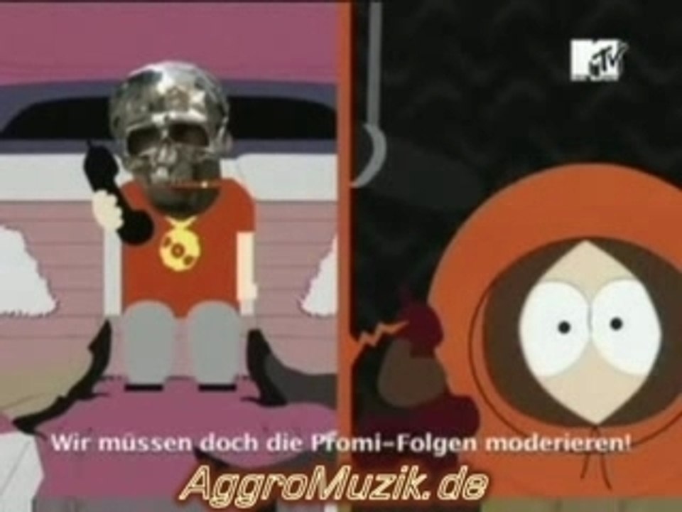 Sido promi south park werbespot nr. 2 aggromuzik.de