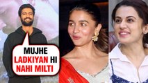 Vicky Kaushal FUNNY REACTION On Getting DITCHED By Alia Bhatt And Taapsee Pannu | Pachtaoge Success