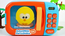 GALINHA PINTADINHA Microondas Magico Brinquedo Massinha de Modelar Play Doh Canal KidsToyShow