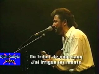Matoub Lounès"El Amriw"Zénith 1995 Batterie:Arezki BAROUDI