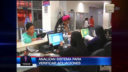 Analizan sistema para verificar afiliaciones