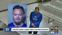 Phoenix man arrested for sexual assault of two 13-year-old Instagram followers