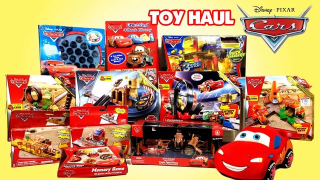 Disney Pixar Cars Toy Haul Story Sets Lightspeed Launcher Cozy Cone Luigis Loop || Keith's Toy Box