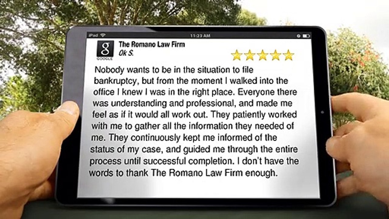 The Romano Law Firm Cleveland Terrific Five Star Review by Ok Smith (216) 621-7777