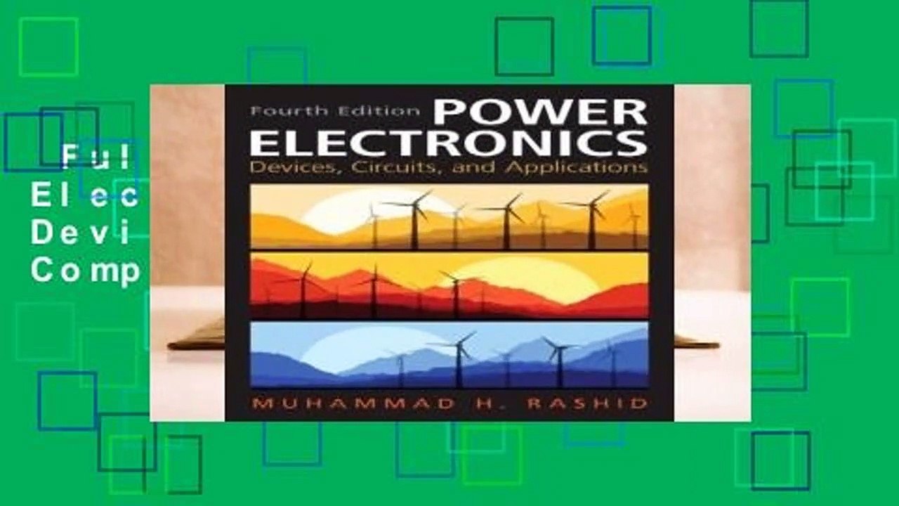 Full version  Power Electronics: Circuits, Devices   Applications Complete
