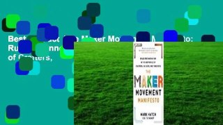 Best product  The Maker Movement Manifesto: Rules for Innovation in the New World of Crafters,
