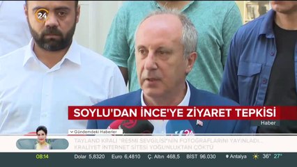 Bakan Soylu'dan Muharrem İnce'ye ziyaret tepkisi