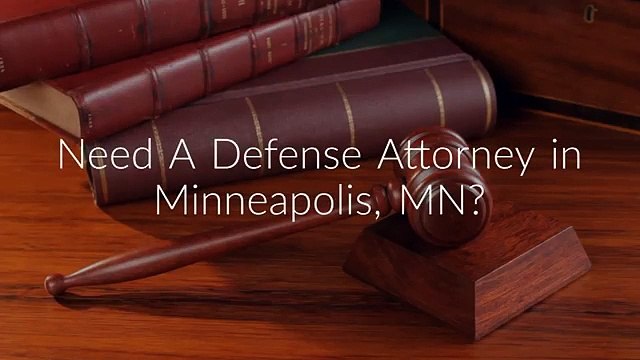 Timothy D Webb : Defense Attorney Minneapolis MN