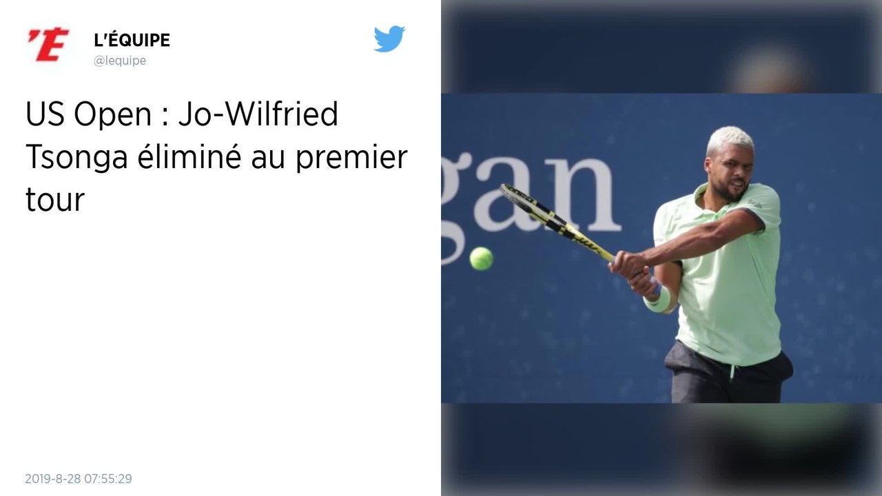 US Open. Éliminé au premier tour, Jo-Wilfried Tsonga n’a « rien à se reprocher »