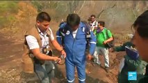Evo Morales se rend sur le front des incendies en Amazonie, côté Bolivie
