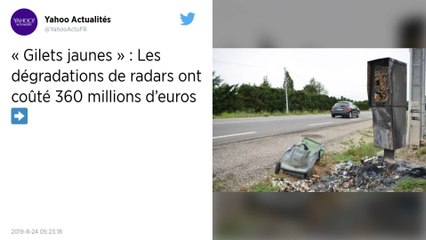 Gilets jaunes. La dégradation des radars a coûté « un peu moins de 500 millions d’euros » à l’État.