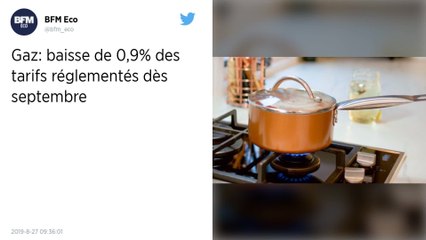 Gaz : Les tarifs réglementés en baisse au premier septembre