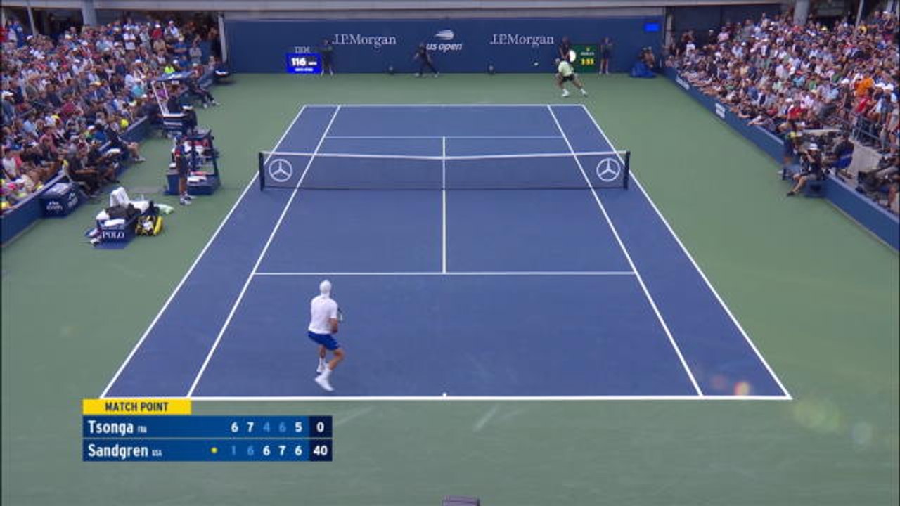 US Open - Sandgren a fait craquer Tsonga...
