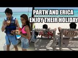 Parth Samthaan and Erica Fernandes enjoy the view by the beach!