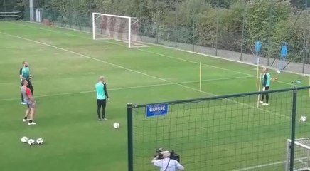 Entraînement pour les gardiens du Standard