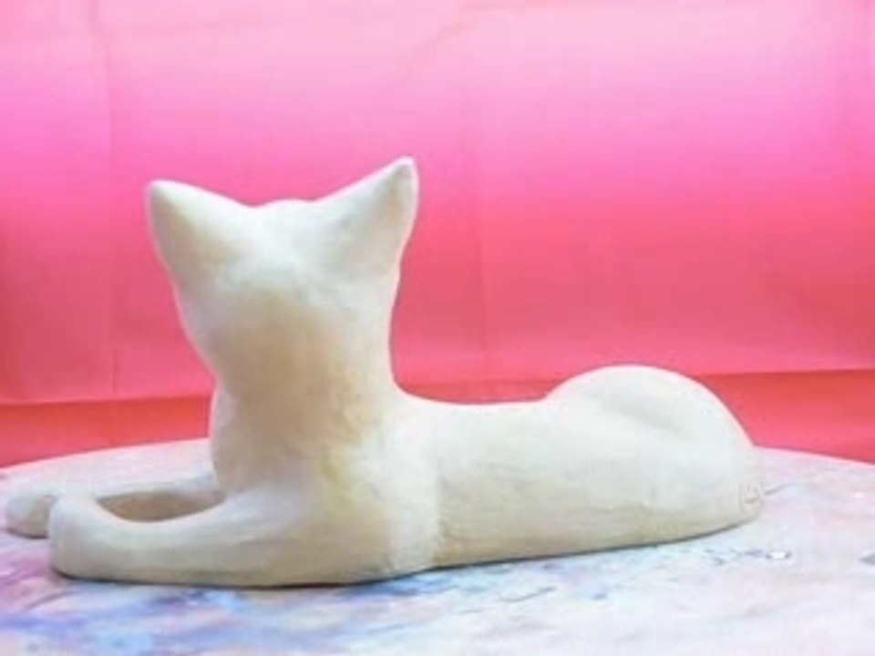 Chat couché